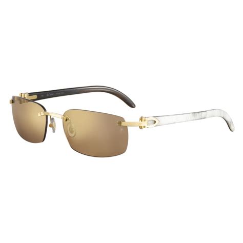 cartier sunglasses buffalo|authentic cartier buffalo horn glasses.